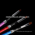 Nail Art Metal Handle Purple UV Gel Brush Painting Drawing Pen Professional
